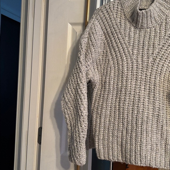 Express Gray and silver Knit Sweater - Picture 3 of 5